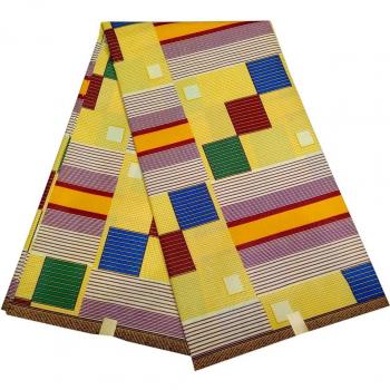 Lona Africana con Diseños en Cera para Trajes