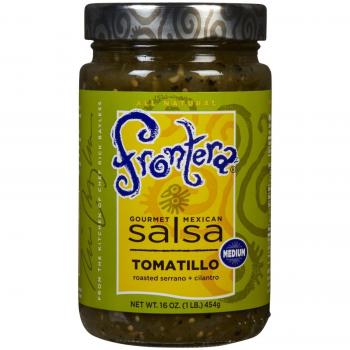 Frontera Gourmet Mexican Salsa Tomatillo Medium 16 oz
