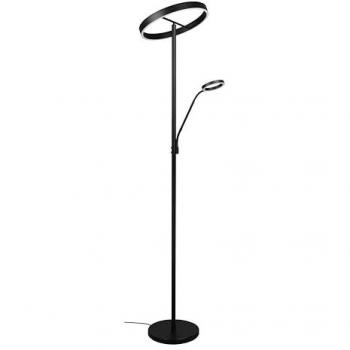 Schwarze Metalleleuchte Willi 180 cm – Dimmer