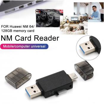 Nano‑Memorisation 128 GB Huawei Mate20/P30 Pro – 90 Mo/s, USB 3.0 Gen 1, lecteur TF/NM double