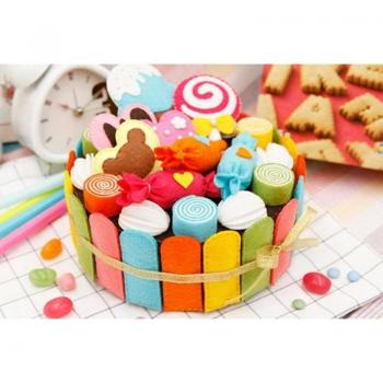 DIY Wool Felt Cake Box Decoration Kit