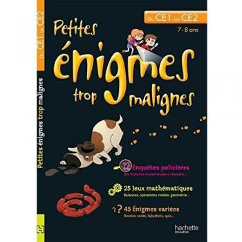 Michèle Lecreux Petites Énigmes Trop Malignes : Du Ce1 Au Ce2, 7-8 Ans