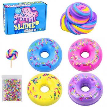 Juguete de Slime Donut Xinanduo con Accesorios Coloridos