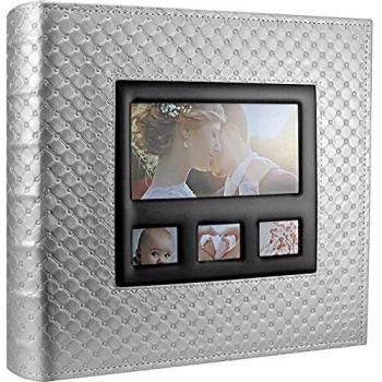 Luxurious Love Ledger – 6x4 Photo Album, 600 Leather‑Padded Pockets, Button Closure