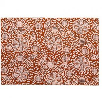 Plaque de table enduite Kira recyclé Rooibos 33 x 48