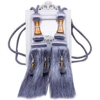 Tassel Curtain Tiebacks with Braided Design
