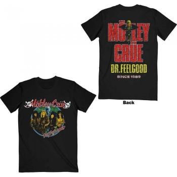 Camiseta Negra Motive Crüe Dr Feelgood Circle para Hombre/ Mujer – Mediana