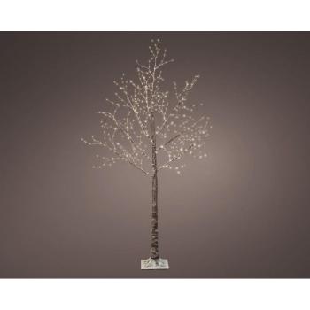 Albero di Natale Betulla Luminosa 180 cm, 600 LED Caldi Bianchi