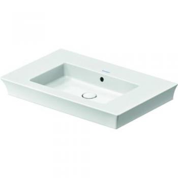Lavandino Tulip Bianco senza foro Duravit 750x490 mm