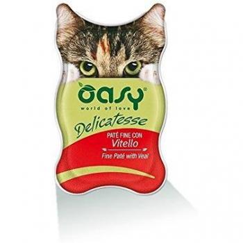 Oasy Wet Cat Delicatesse Patè con Vitello