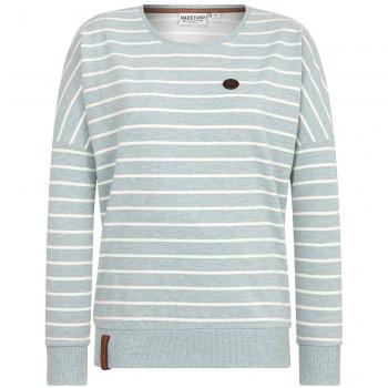 NakaTano Frauensweatshirt Grün Melange – Ficken Rauf (S)