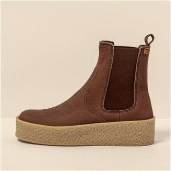 El Naturalista Damen Elegante Stiefelette Dolmen N5921 Braun 38
