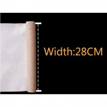 5m Primed Blank Canvas for Oil and Acrylic Painting, 28/48cm Width