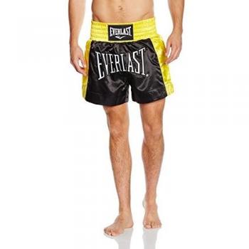 Short de combat thaïlandais Everlast Noir Doré
