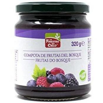 Compota de frutas del bosque bio 320g La Finestra Bioclub