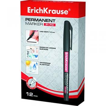 Marcador Permanente Vermelho Erichkrause P-70 1.0mm