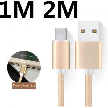 Câble USB‑C Réchargeur Long pour Smartphones Samsung Galaxy (A40, A50, A70, A20, A90 5G, M80S, A8, A530, A730)