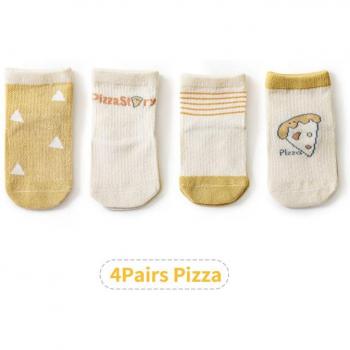 Set van 4 Ademend Baby Sokken voor Jongens en Meisjes