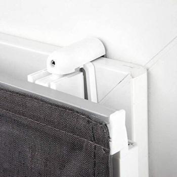 Sostegno Tenda U6 Senza Fori, Colore Bianco – Set 3 pezzi