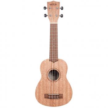 Kala Burled Meranti Soprano Ukulele, Natural Finish