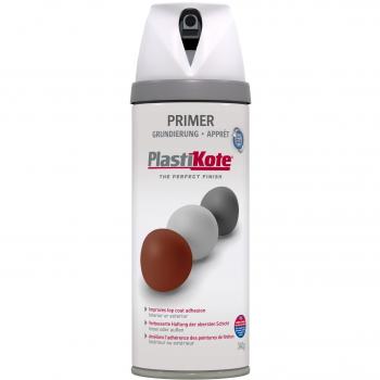 White 400 mL Plasti-Kote 25000 Primer Bottle