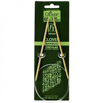 Takumi 60cm 3.25mm Circular Knit Needle – Clover Series