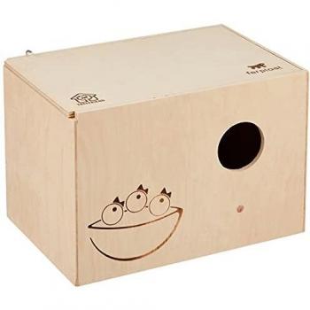 FERPLAST NIDO DE MADERA PARA PAJAROS GRANDE 25X17X17CM