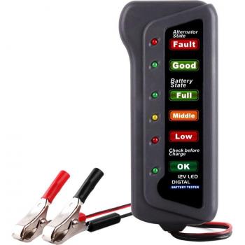 Medidor de Batería y Alternador con LED