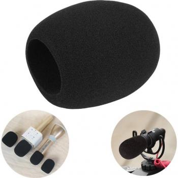 Couvercle anti‑son en mousse pour micro USB voix
