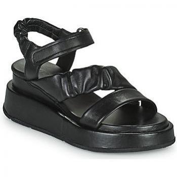 Mjus Plus Sleek Black Ladies Sandals