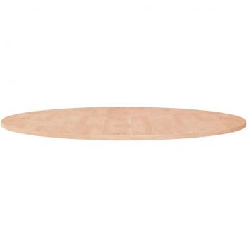 Solid Wood Oak Round Table Top 90x1.5 cm by vidaXL