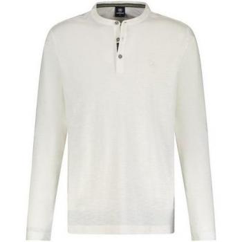 SERAFINO LERROS Herren Sweatshirt – Langarm – Größe S – Broken White