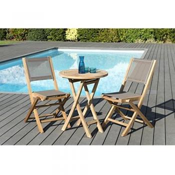 Ensemble de Jardin Harris en Teck