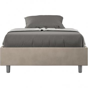 Sommier 140x200 con Base Arena y Colchón de Microfibra Azelia – Elegancia en Dormitorio
