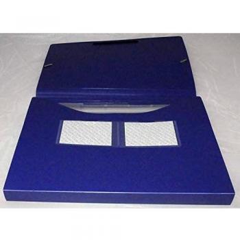 Foldersys, Busta documenti A4 5 scomparti blu