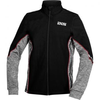 IXS Ice 1.0 Giacca moto Nero Grigio Rosso S