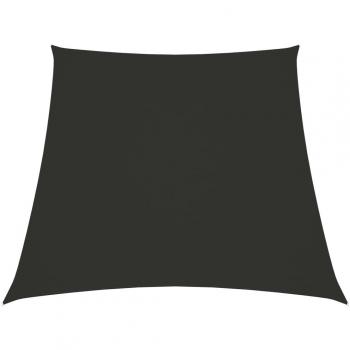 Toldo de sombra trapezoidal 3/5x4 m oxford antracita