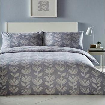 Grey Escada Twin Size Duvet Cover Ensemble