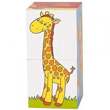 Würfelpuzzle Tiere 2-teilig