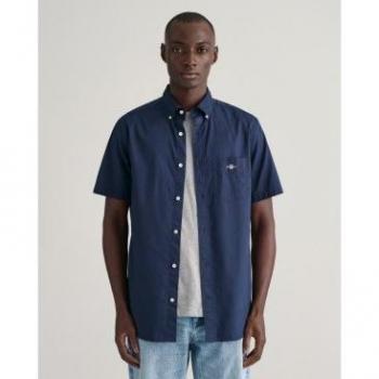 Poplin SS Gant Korte Hemd