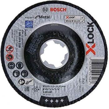 Bosch X-Lock Metal Cutting Disc 115mm 2.5mm 22mm