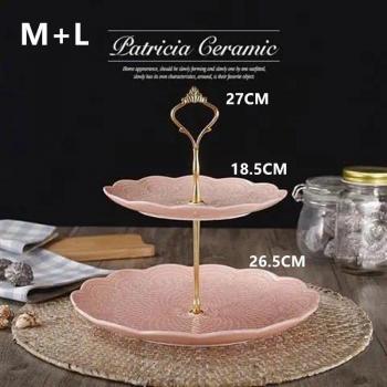 Ceramic 2 Tier Cake Stand