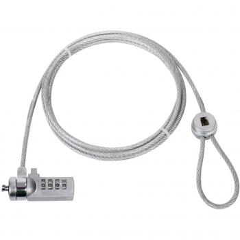 König CMP-SAFE4 1.8m Plata cable antirrobo