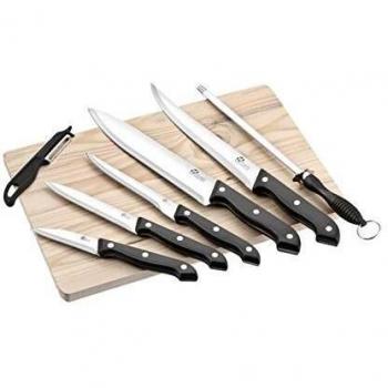 Juego Pradel Excellence 7416: Cuchillos de Cocina en Madera e Inoxidable