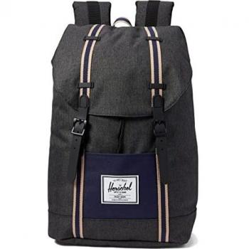 HERSCHEL 10066-05582 Sac Retreat Noir Croisé/Peacoat Unisexe