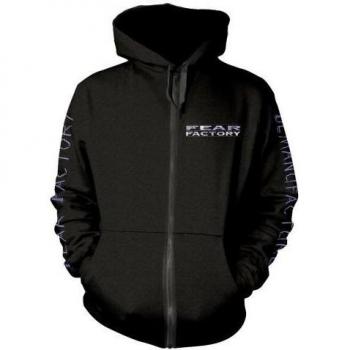 Felpa con cappuccio zip intera Demanufacture Unisex XL Nero