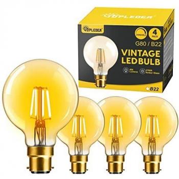 B22 LED Bulbs Bayonet Light Bulbs 4 Pack