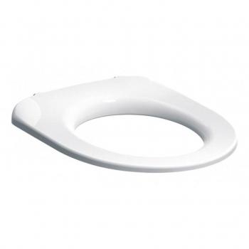 Geberit iCon Barrierefreier WC-Sitzring mit Edelstahlscharniere 501875001