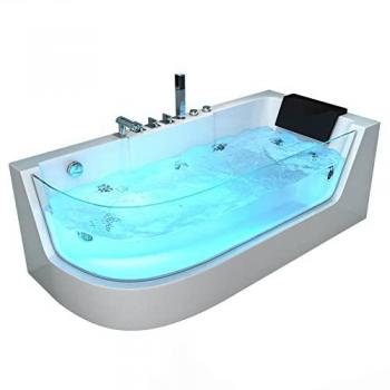 Vasca Idromassaggio Carica Home Deluxe 170x80 cm Sinistra