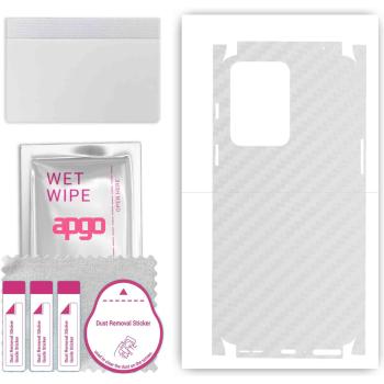 Couvercle vinyle carbone transparent apgo pour l'arrière et les côtés du OnePlus Nord 2T